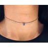 CHOKER STRASS  CON CUORE SWAROVSKI