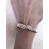 BRACCIALE A MANETTA CON NOME STRASS