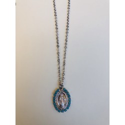 COLLANA CON MADONNA IN STRASS